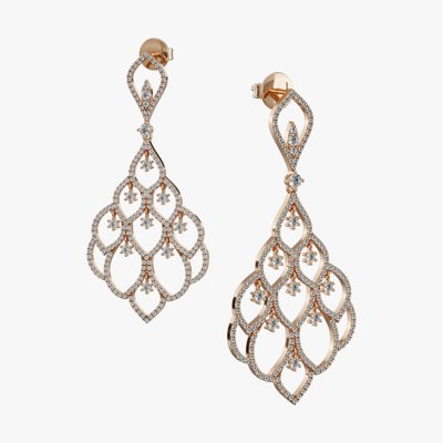 گوشواره جواهر طرح ساچلی